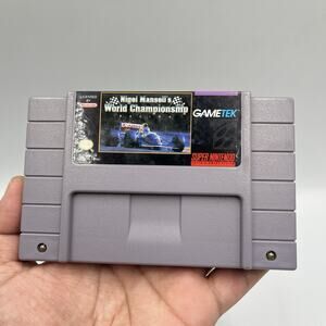 Nigel Mansell's World Championship Racing - SNES Cart